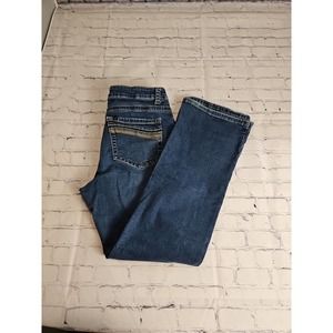 Lee Midrise Fit‎ 1889 Jeans 14M Bootcut Denim Stretch Embroidered